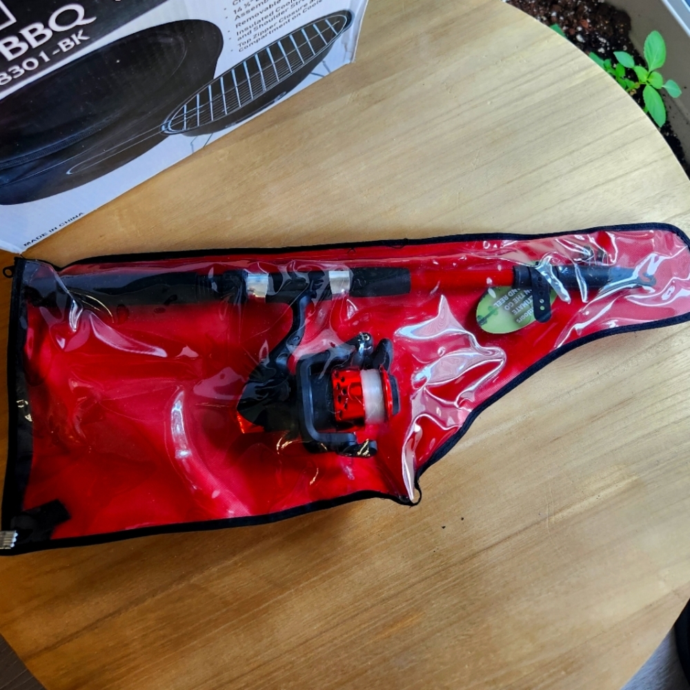 Fishing rod and travel case